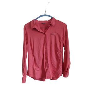 Eddie Bauer light‎ weight pink button down